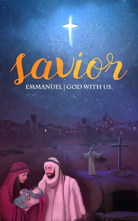 A Savior is Born Christmas Church Bulletin