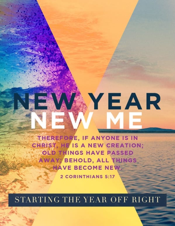 New Year New Me Church Flyer