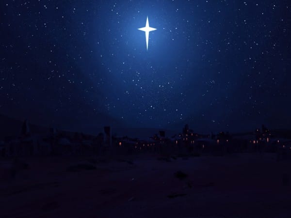 Star of Bethlehem Christmas Worship Background