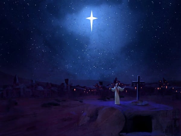 A Savior is Born Christmas Worship Background