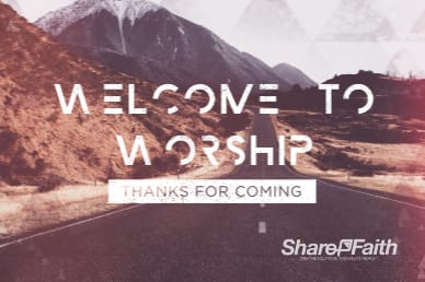 Journey With Christ Welcome Motion Graphic