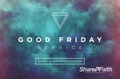 Good Friday Service Church Motion Loop