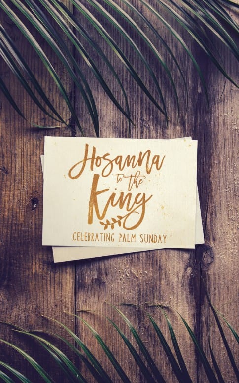 Palm Sunday Hosanna Bulletin Cover
