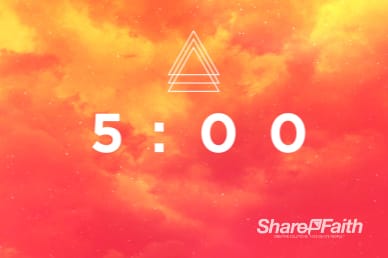 Easter Sunday Service Church Countdown Video