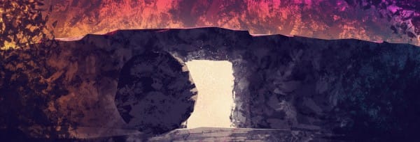 Empty Tomb Of Jesus Easter Website Graphic
