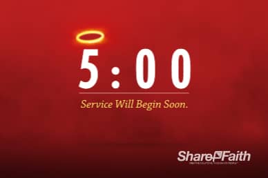 Heaven and Hell Church Countdown Timer