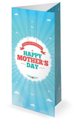 Happy Mother's Day Spring Church Trifold Bulletin