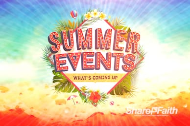 Summer Events Church Motion Graphic