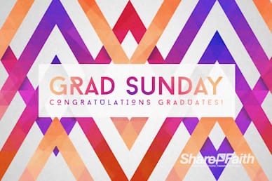 Graduation Sunday Church Motion Graphic