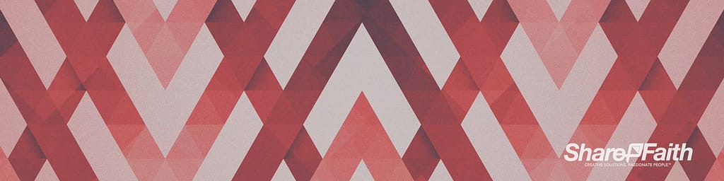 Red Chevron Triple Wide Motion Background