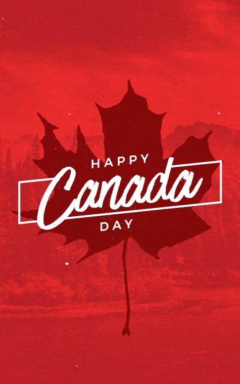 Canada Day Holiday Church Bulletin