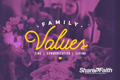 Family Values Church Motion Graphic