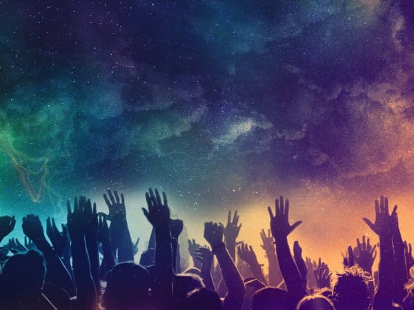 Be Lifted High in Praise Church Worship Background