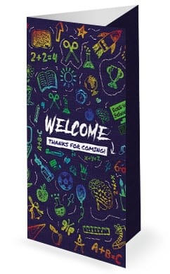 Back To School Tri Fold Bulletin Cover Template