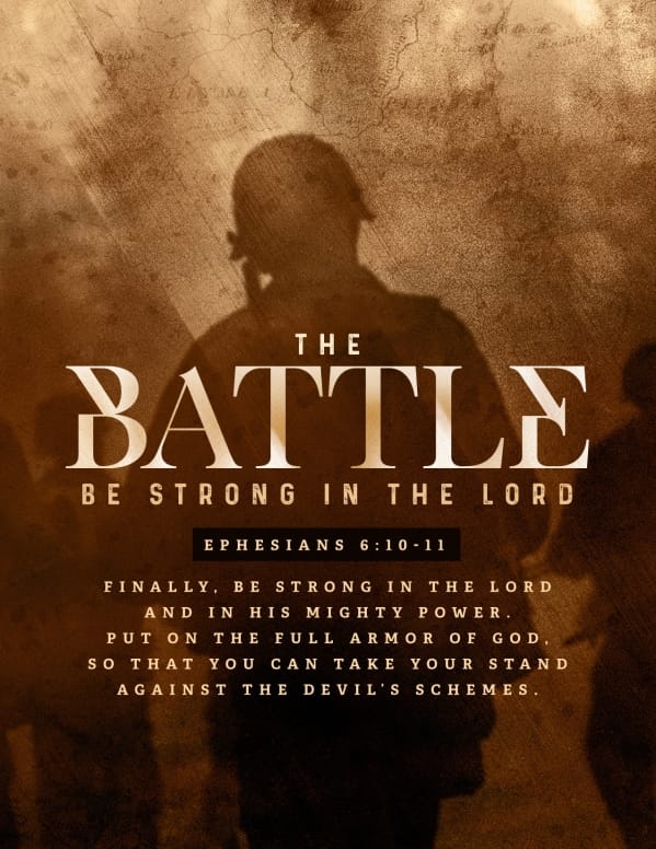 Spiritual Battle Church Flyer
