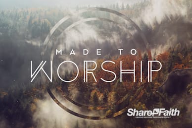 Made to Worship Church Motion Graphic