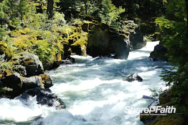 River Rapids Adventure Nature Motion Background