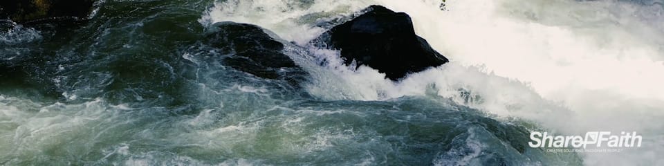 White Water River Rapids Multi Screen Motion Background