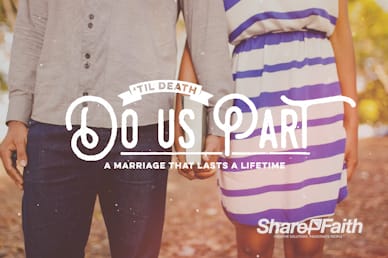 Till Death Do Us Part Marriage Motion Graphic