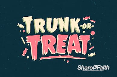 Trunk Or Treat Harvest Festival Motion Graphic