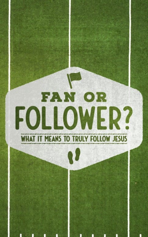 Fan or Follower of Jesus Bulletin Cover Template