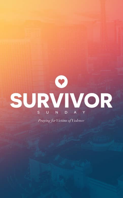 Survivor Sunday Church Bulletin Template