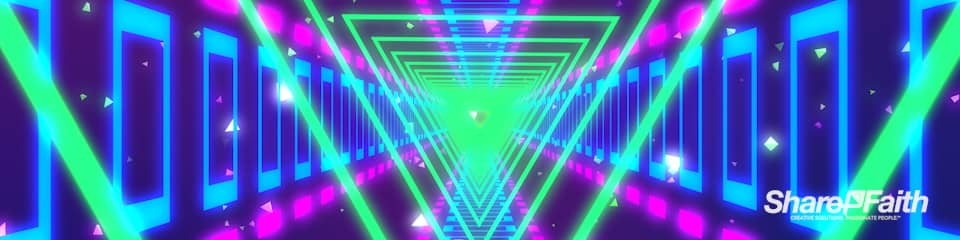 Neon Glow Triple Wideo Video