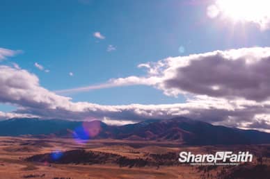 Mountain Range Nature Background Video
