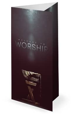 Manger Of Jesus Christmas Trifold Bulletin Template
