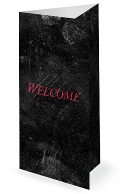 Seven Deadly Sins Church Tri Fold Bulletin Template