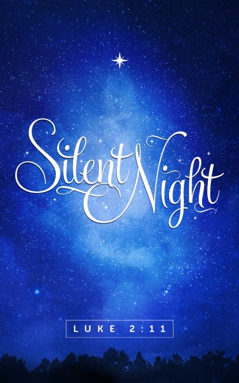 Silent Night Christmas Bulletin