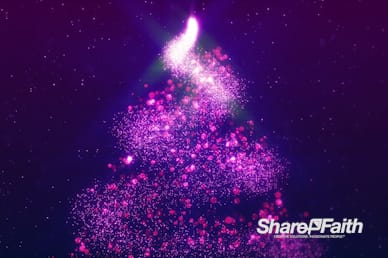 Christmas Particle Swirl Worship Motion Graphic