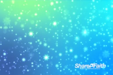 Radiant Christmas Snowflakes Worship Video