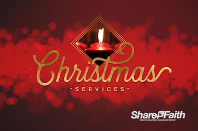 Christmas Church Services Intro Motion Graphic