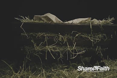 Away In A Manger Christmas Motion Background