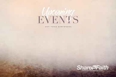 Jehovah Jireh The Lord Provides Announcement Motion Graphic