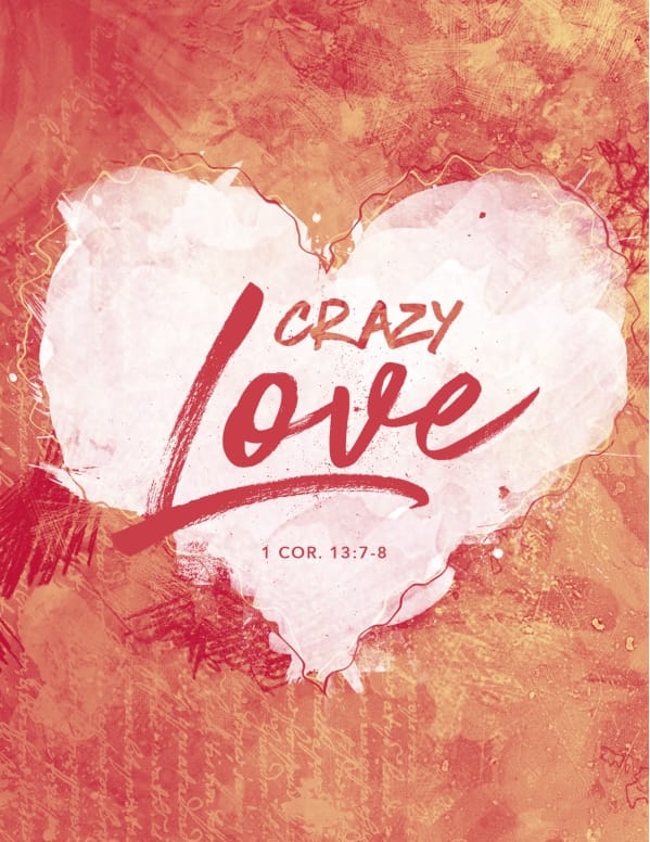 Crazy Love Church Flyer Template