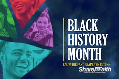 Black History Month February Church Service Bumper Video