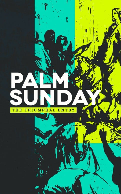 Palm Sunday Triumphal Entry Bulletin Cover