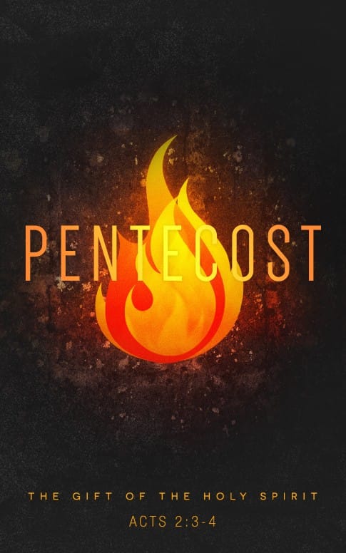 Pentecost Gift Of The Holy Spirit Bulletin Cover