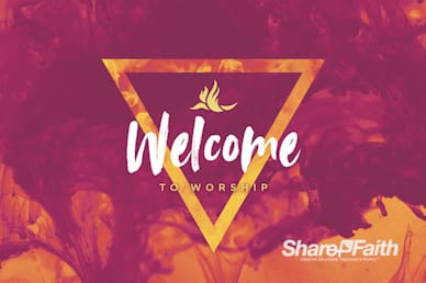 Pentecost Sunday Welcome Motion Graphic