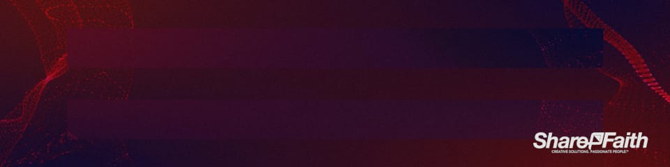 Dark Red Particle Wave Triple Wide Worship Video Background