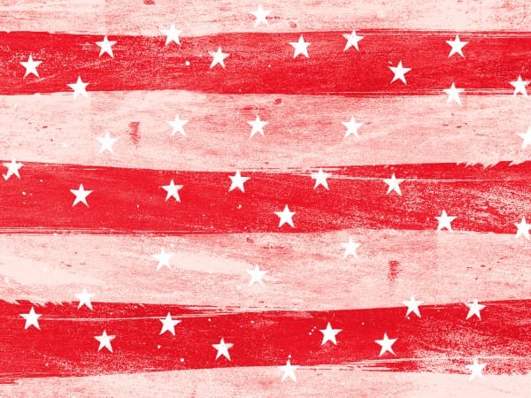Fourth Of July Red Church Worship Background
