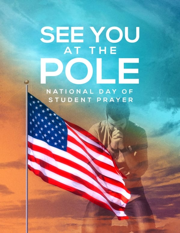 See You At The Pole Day Flyer Template