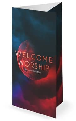 Signs Of The Times Church Trifold Bulletin
