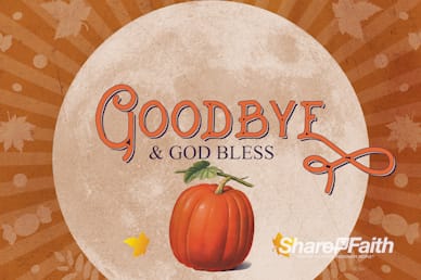 Fall Festival Pumpkin Church Goodbye Bumper Video