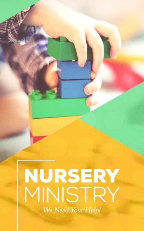 Church Nursery Bulletin Cover