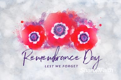 Remembrance Day Service Bumper Video