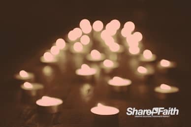Christmas Candle Table Worship Video