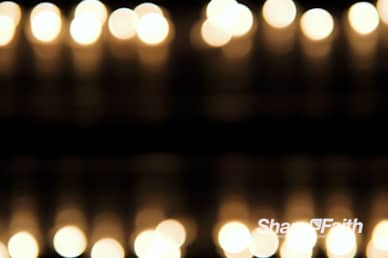 Christmas Candle Light Rows Worship Video